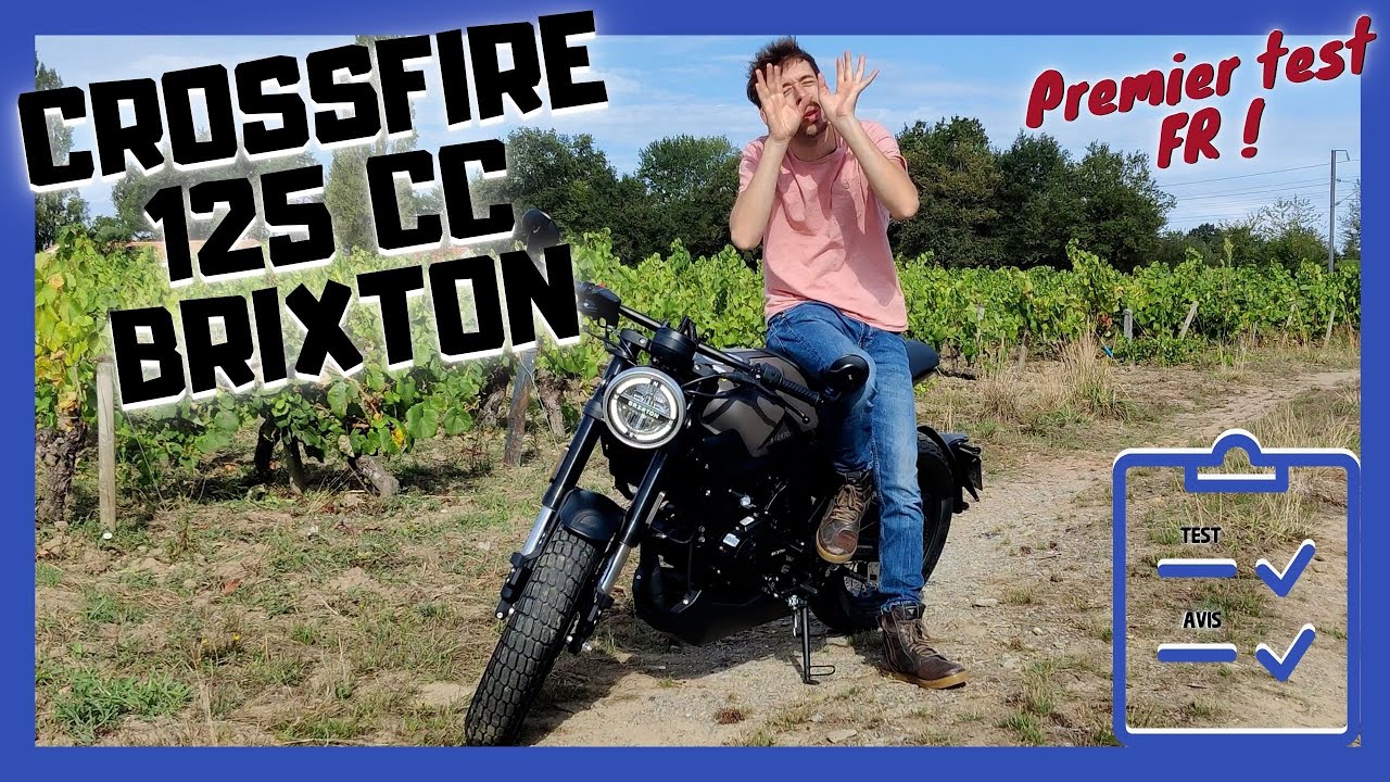 Le test de la crossfire 125 de 2022 BRIXTON par @antoninatb
