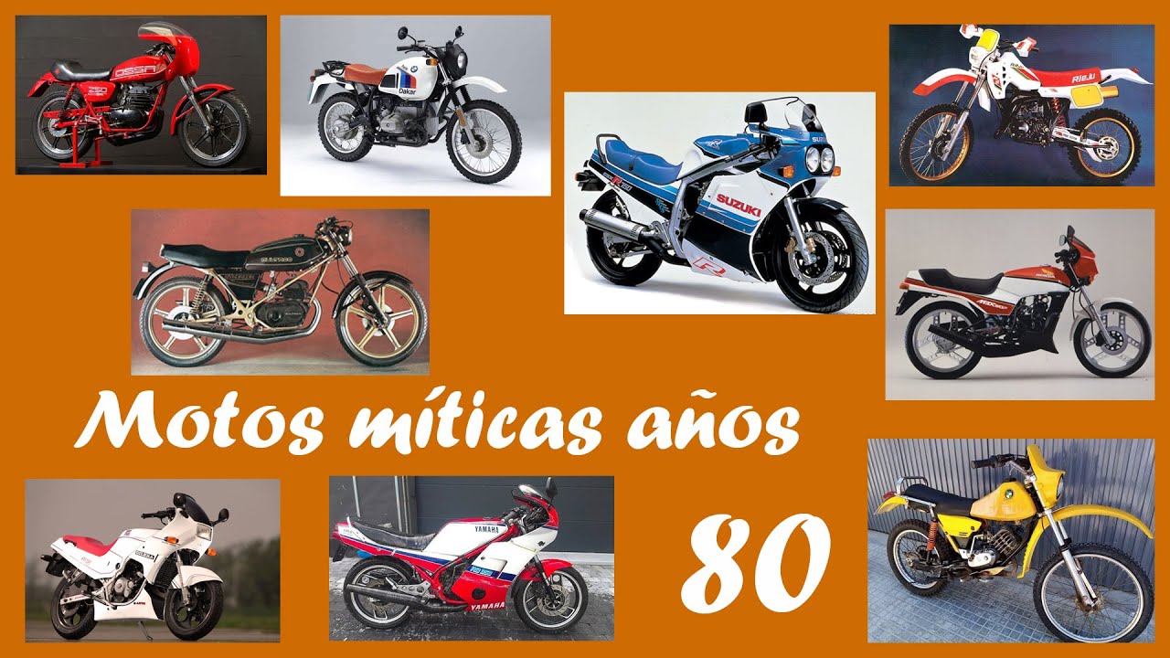 9 Motos miticas de los años ´80s 😎🛎 🏍