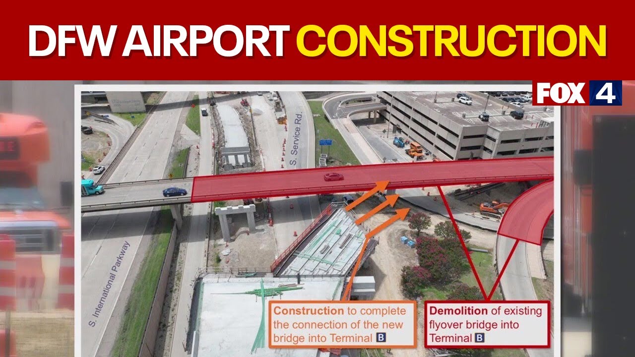 Construction causes detours near DFW Airport