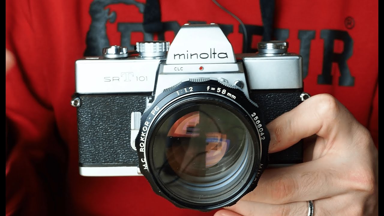 Minolta Srt 101 dal 1966 una fotocamera meccanica eccezionale!