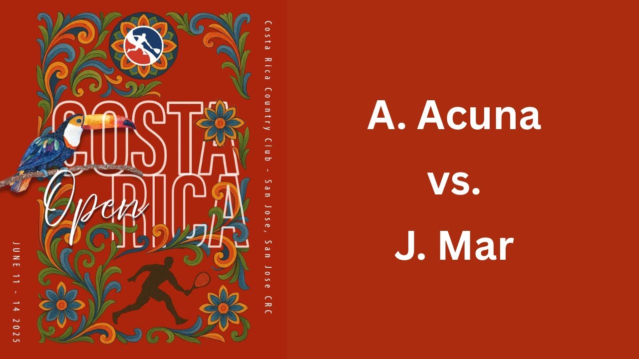 2025 Costa Rica Open - A. Acuna vs J. Mar