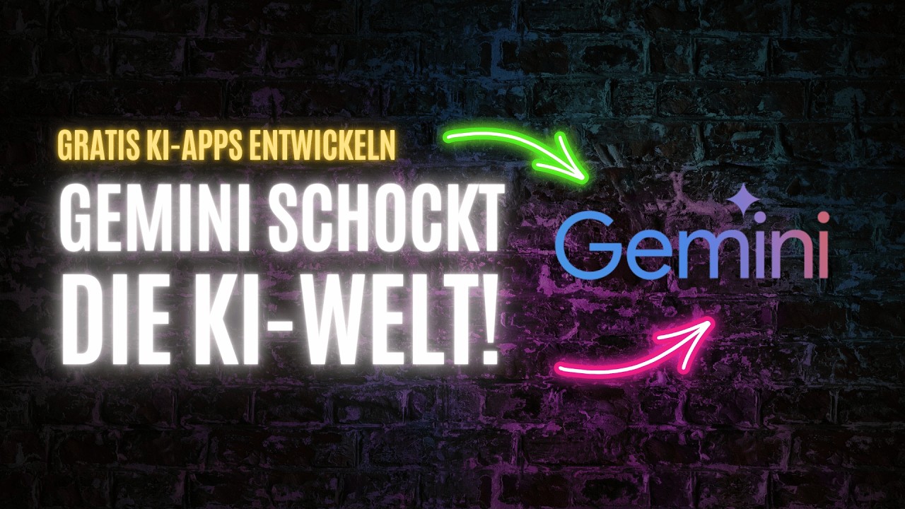 Gemini Update macht uns sprachlos! Kostenlos eigene KI-Apps entwickeln im Google AI Studio