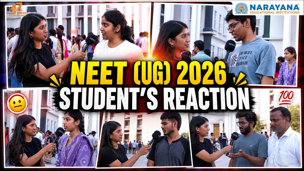 NEET (UG) 2026 Student Reactions 🔥 | Paper Analysis, Difficulty Level & Expected Scores