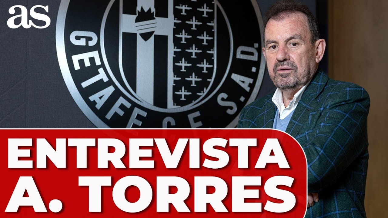 ENTREVISTA a ÁNGEL TORRES: Superliga, futuro del Getafe, Greenwoord, Mayoral, Bordalás...