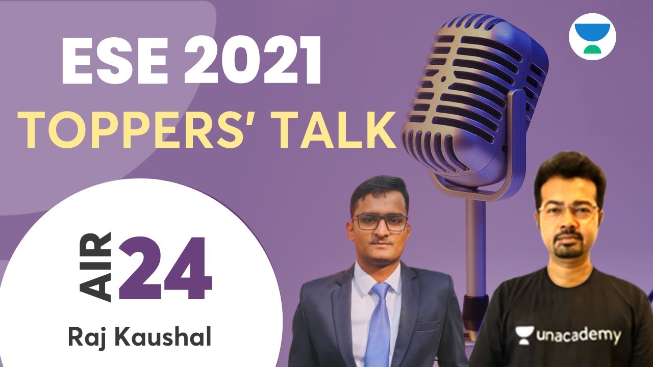 How I scored AIR 24 in ESE-2021? | Toppers' Talk-Raj Kaushal | Interview with SK Mondal (Ex-IES)