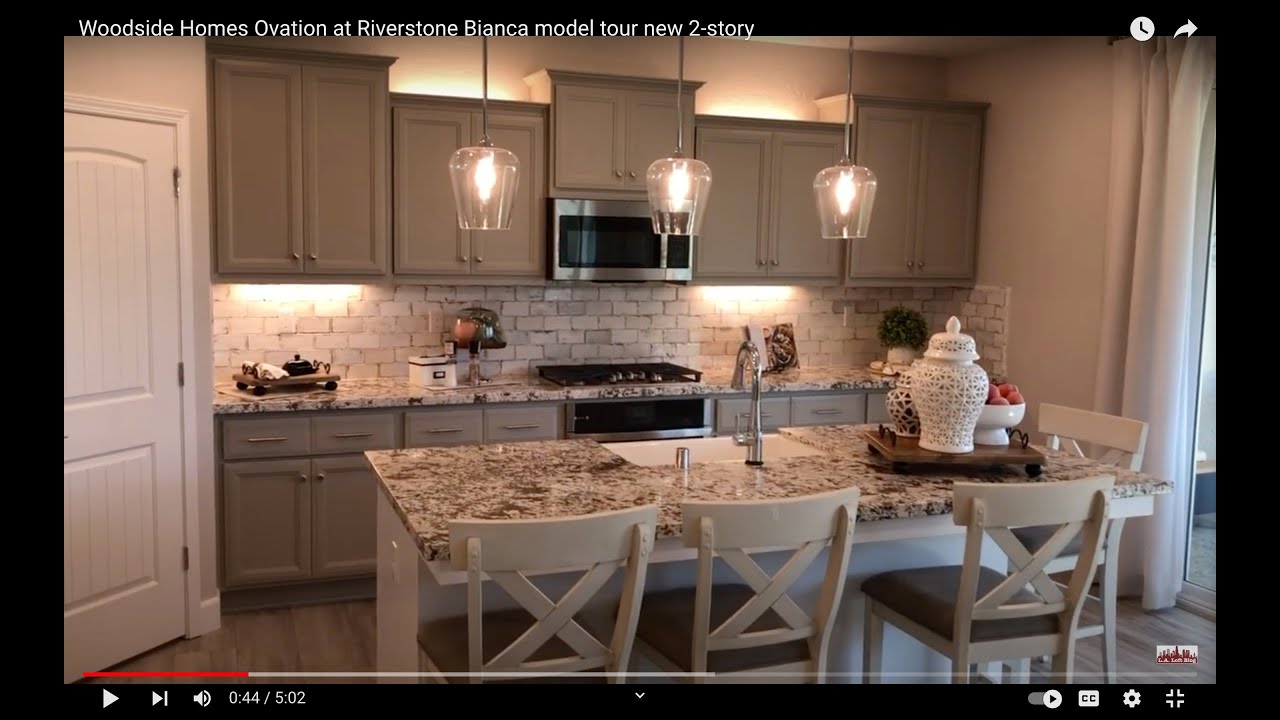 Woodside Homes Ovation at Riverstone Bianca model tour new 2-story