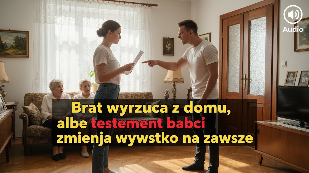 Brat wyrzuca siostrę z rodzinnego domu w Warszawie, ale odkryty testament babci ujawnia zdradę i...