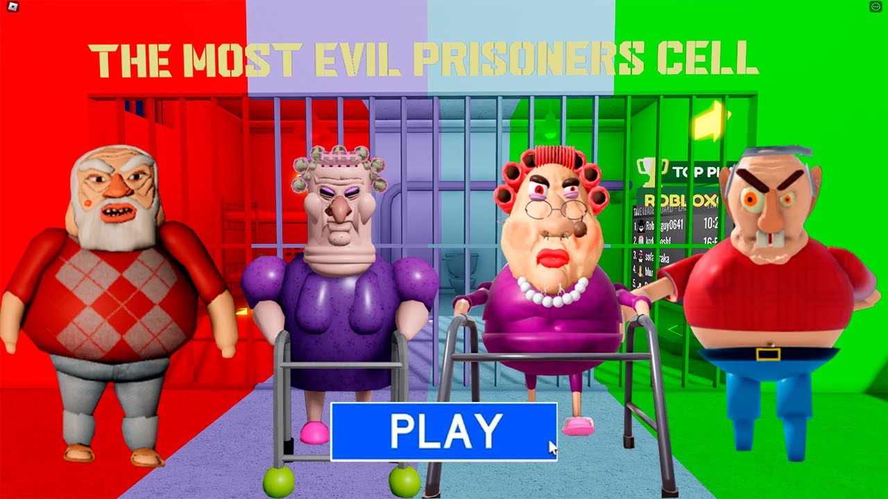 GRANDPA VS GRUMPY GRAN VS EVIL GRANDMA VS EVIL GRANDPA? OBBY Full Gameplay #roblox