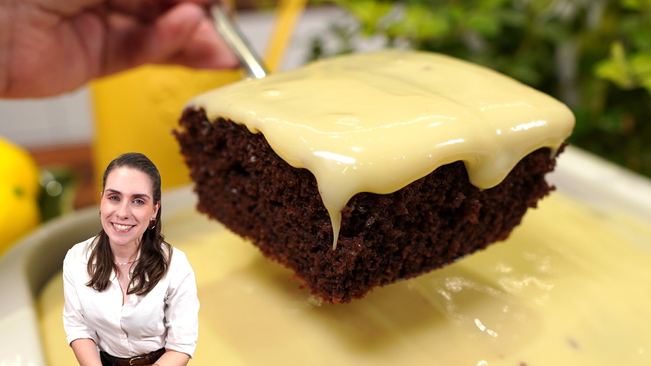 O BOLO DE CHOCOLATE MAIS GOSTOSO QUE VOCÊ VAI COMER! A MELHOR RECEITA