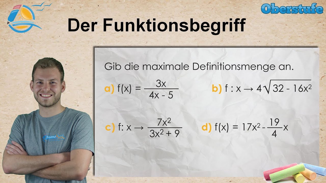 Funktionen - Der Funktionsbegriff || Oberstufe ★ &Uuml;bung 1