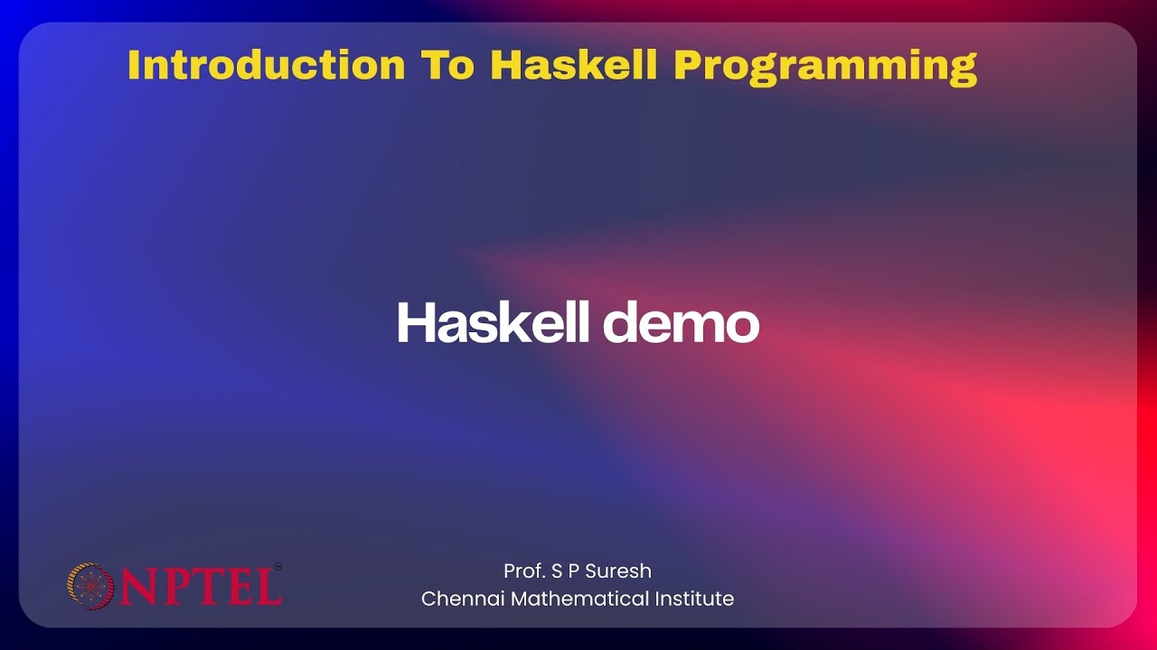 Haskell demo