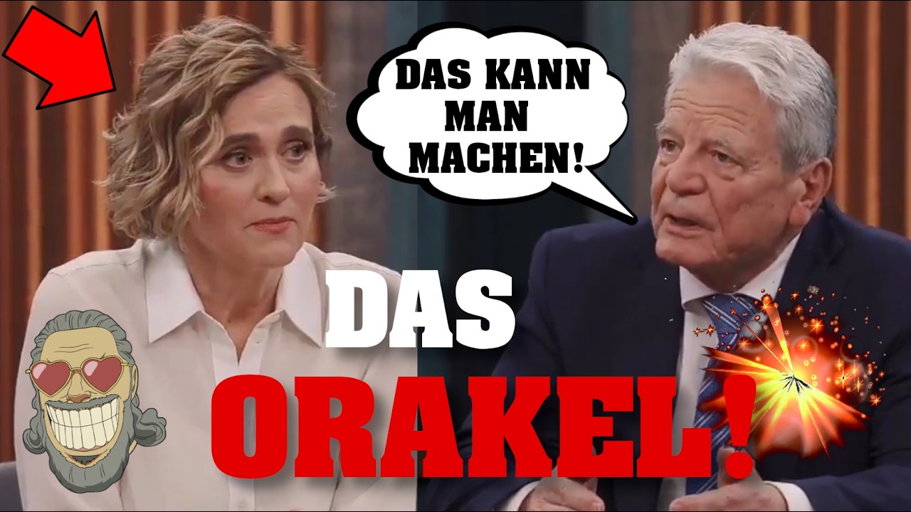 EX-Pfarrer GAUCK l&auml;sst besorgte Moderatorin ZUR&Uuml;CK! 💥⚡️| Caren Miosga #PolitSatire #Comedy