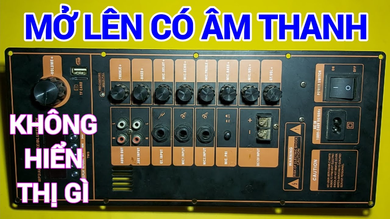 sửa mạch loa kéo không hiển thị hư bo bluetooth