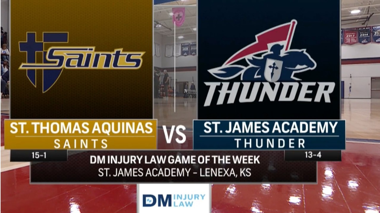 St. Thomas Aquinas at St. James Academy Boys Basketball game on Feb. 6th
