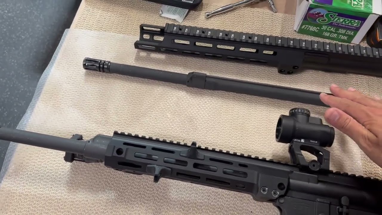 LMT Shovelnose работает с DI 16 дюймов и 20 дюймов ствола MARS MRP LMT PISTON VS DI ВЗАИМОЗАМЕНЯЕ...