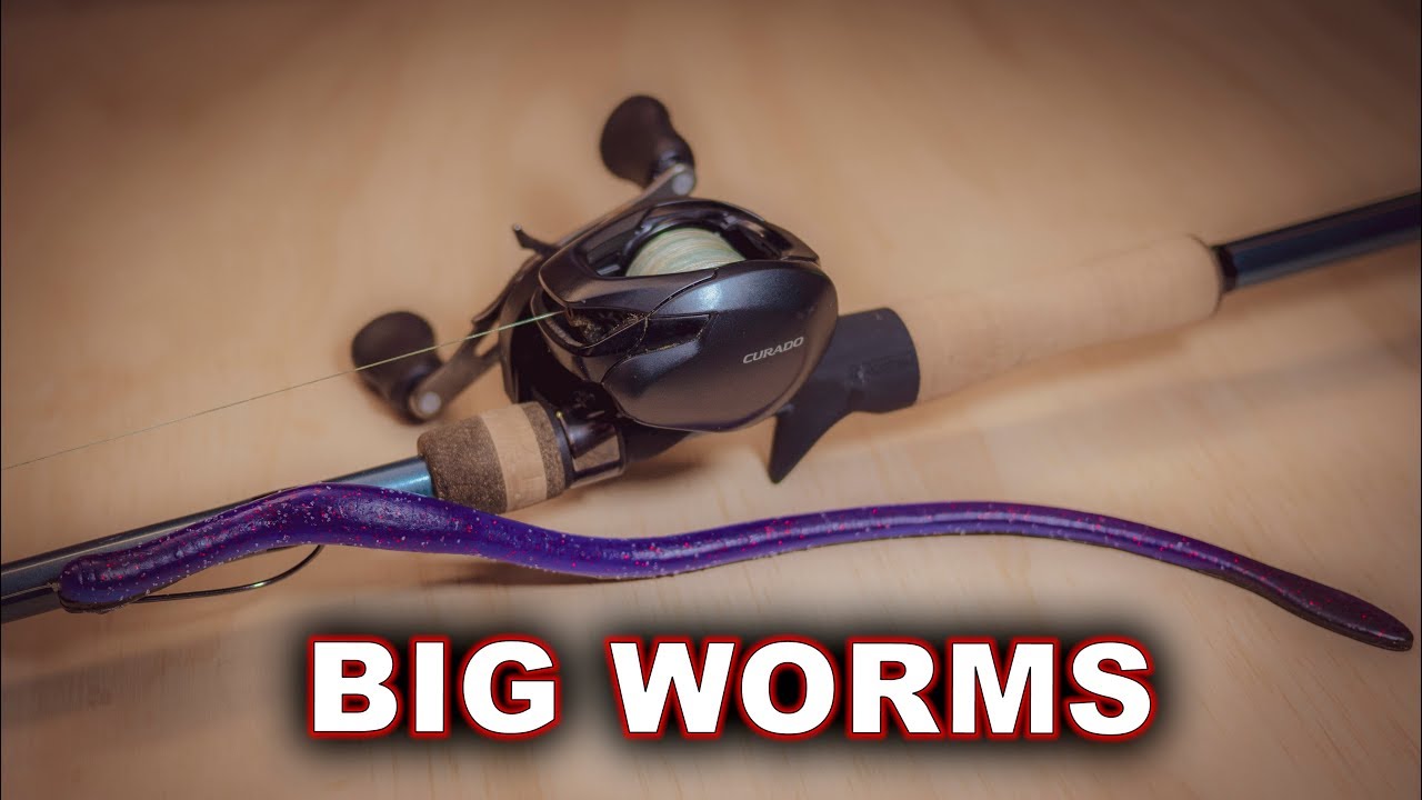 How To Fish BIG Worms For Summer Bass