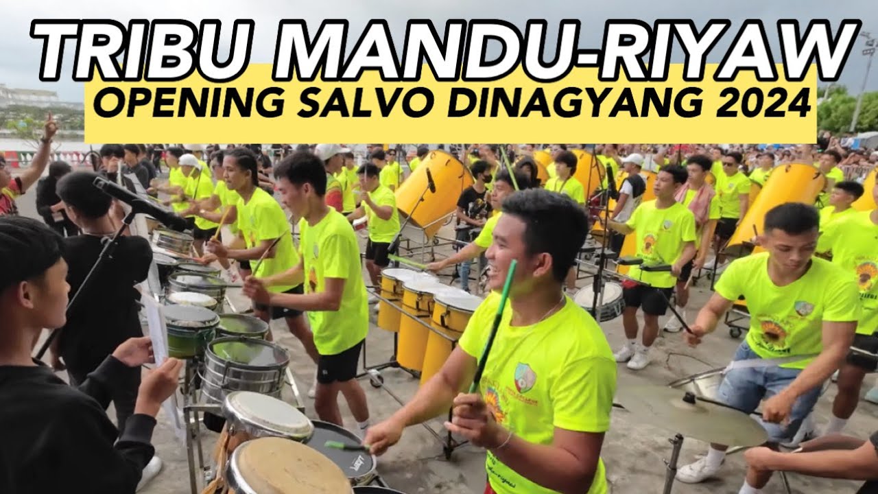 TRIBU MANDU-RIYAW DRUMMER OPENING SALVO DINAGYANG FESTIVAL 2024 #dinagyang2024