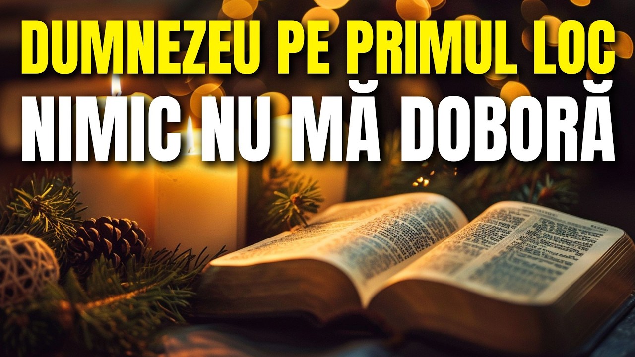 Nimic nu poate ocupa locul lui Dumnezeu | Rugăciune de dimineață pentru un nou început