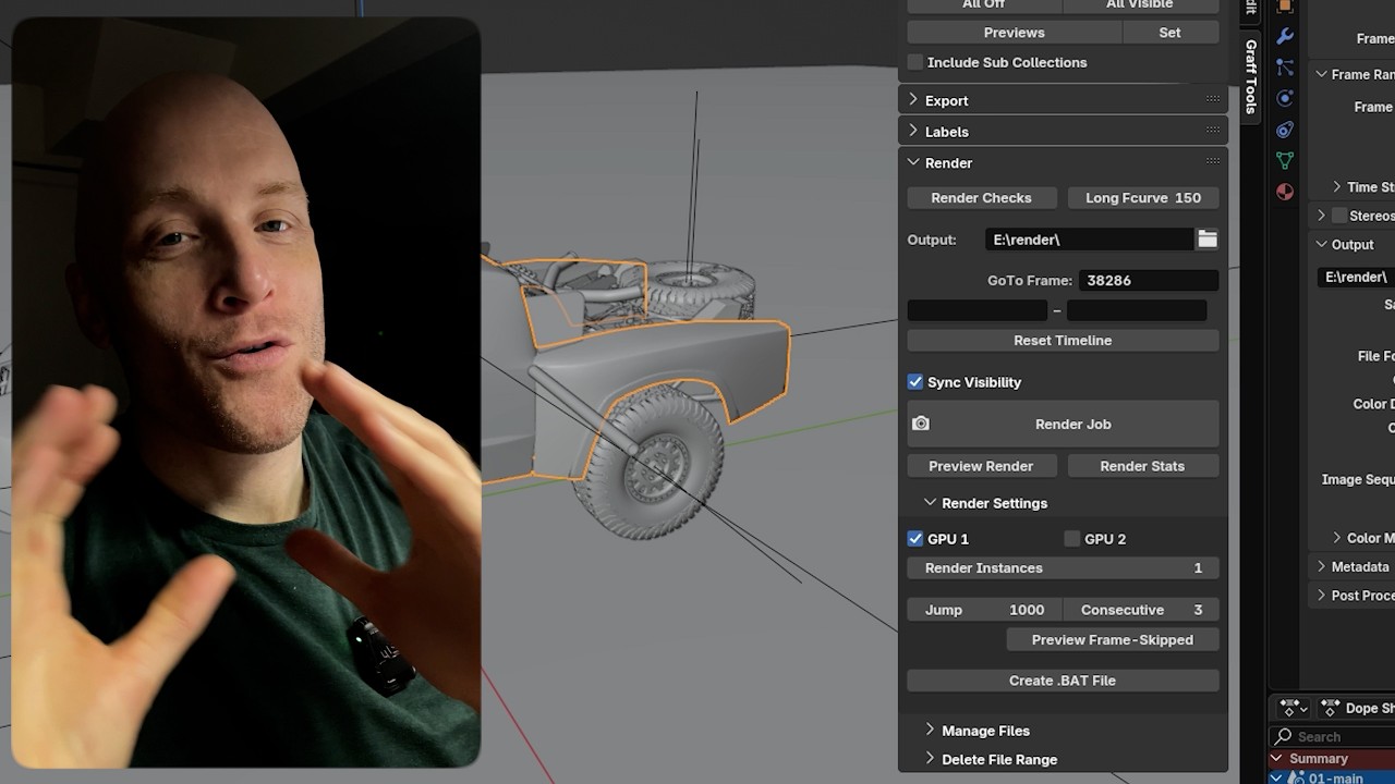 Мои собственные 3D-инструменты и рабочий процесс для создания анимаграфов (Blender)