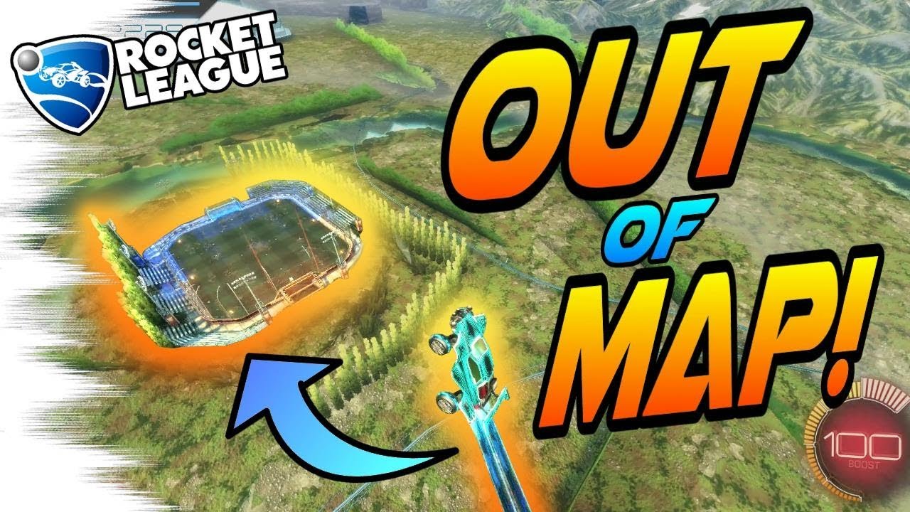 Rocket League GLITCH TUTORIAL - NEW OUT of MAP Glitch! + Easter Eggs & Secrets! (Tips/Gameplay)
