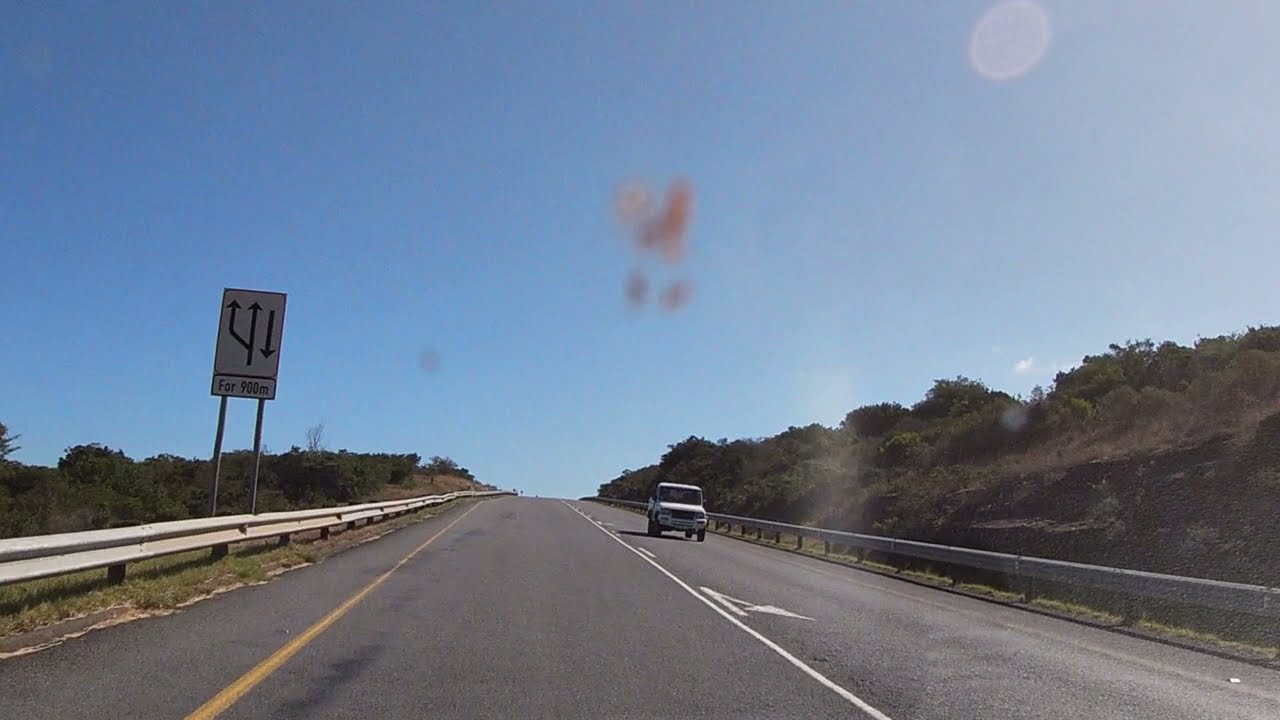 EAST LONDON SCENIC ROAD DRIVING TO PORT ALFRED - SOUTH AFRICA.