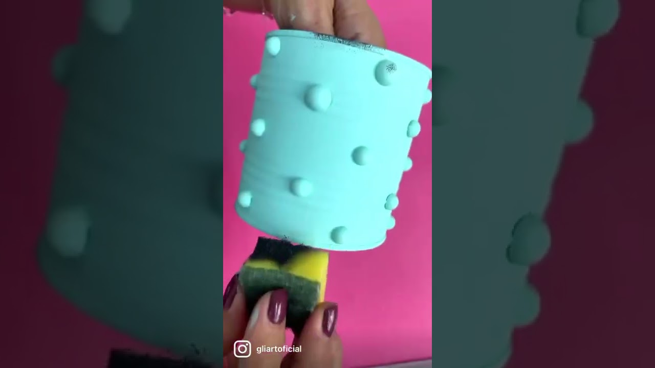 DYE lata pintada com tinta Chalk Gliart