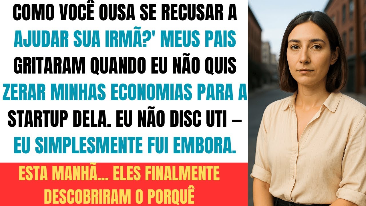 Minha família me chamou de egoísta e sumi. Agora, 6 ligações urgentes me esperam.