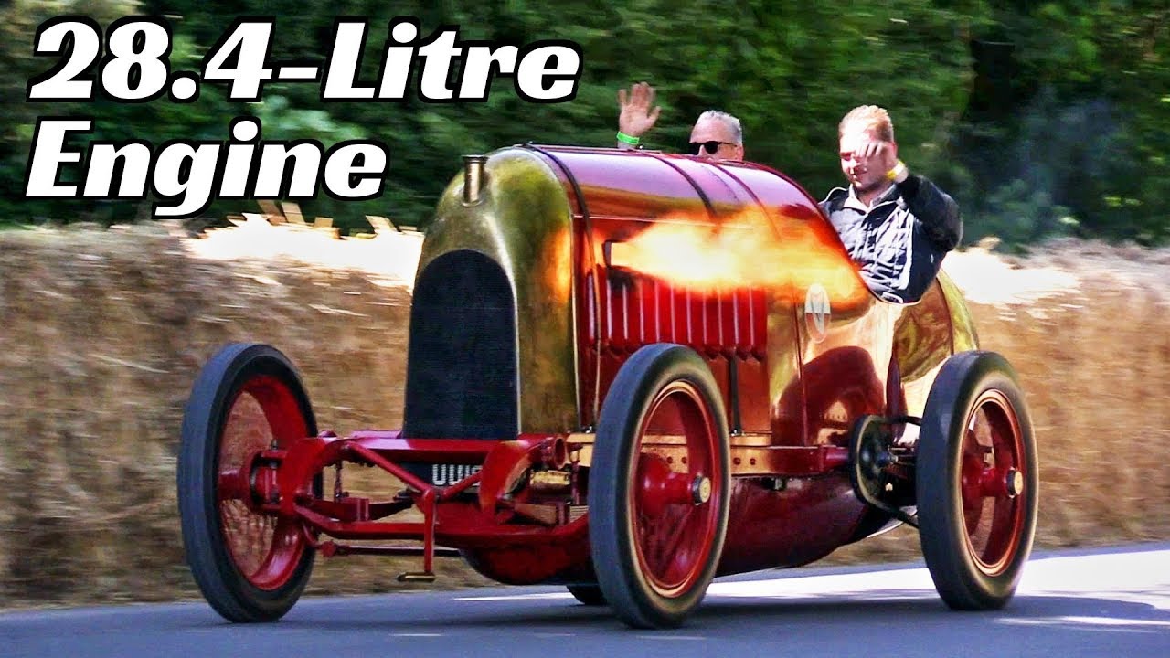 EXTREME 28.4-Litre FlameThrower Engine! - 1911 Fiat S76 