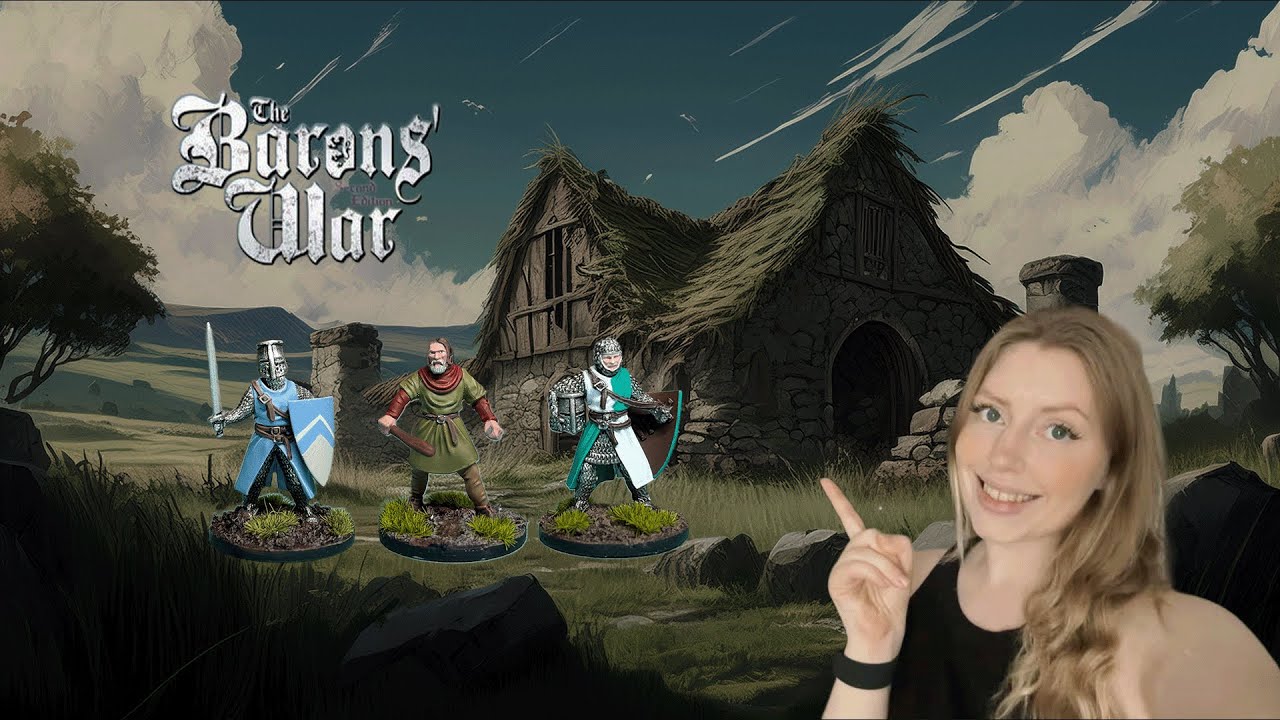 Epic Medieval Miniatures! Painting Wargames Atlantic’s Barons’ War 2nd Edition