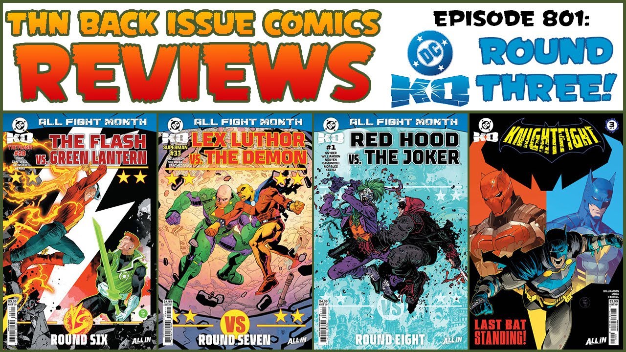 DC KO Batman Vs  Robin, Guy Gardner Vs  The Flash, Red Hood Vs  The Joker & MORE! | Back Issue Comic