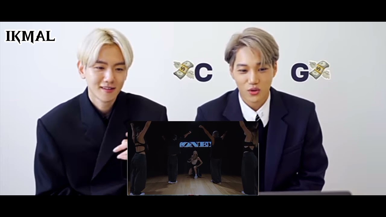 EXO [ BAEKHYUN / KAI ] reaction to BLACKPINK LISA - 