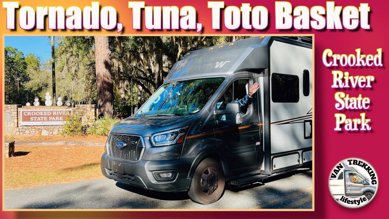 Tornadoes, Tuna and a Toto Basket  // Camping At Crooked River State Park