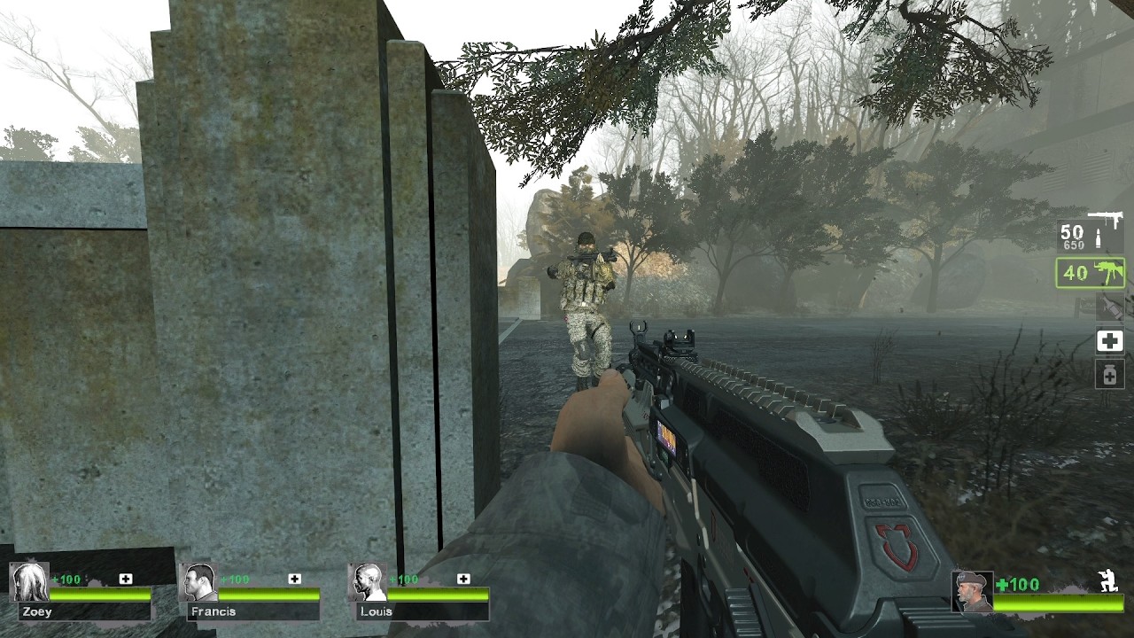 Left 4 Dead 2 Assault Mode with AK-27 BO7 full gameplay