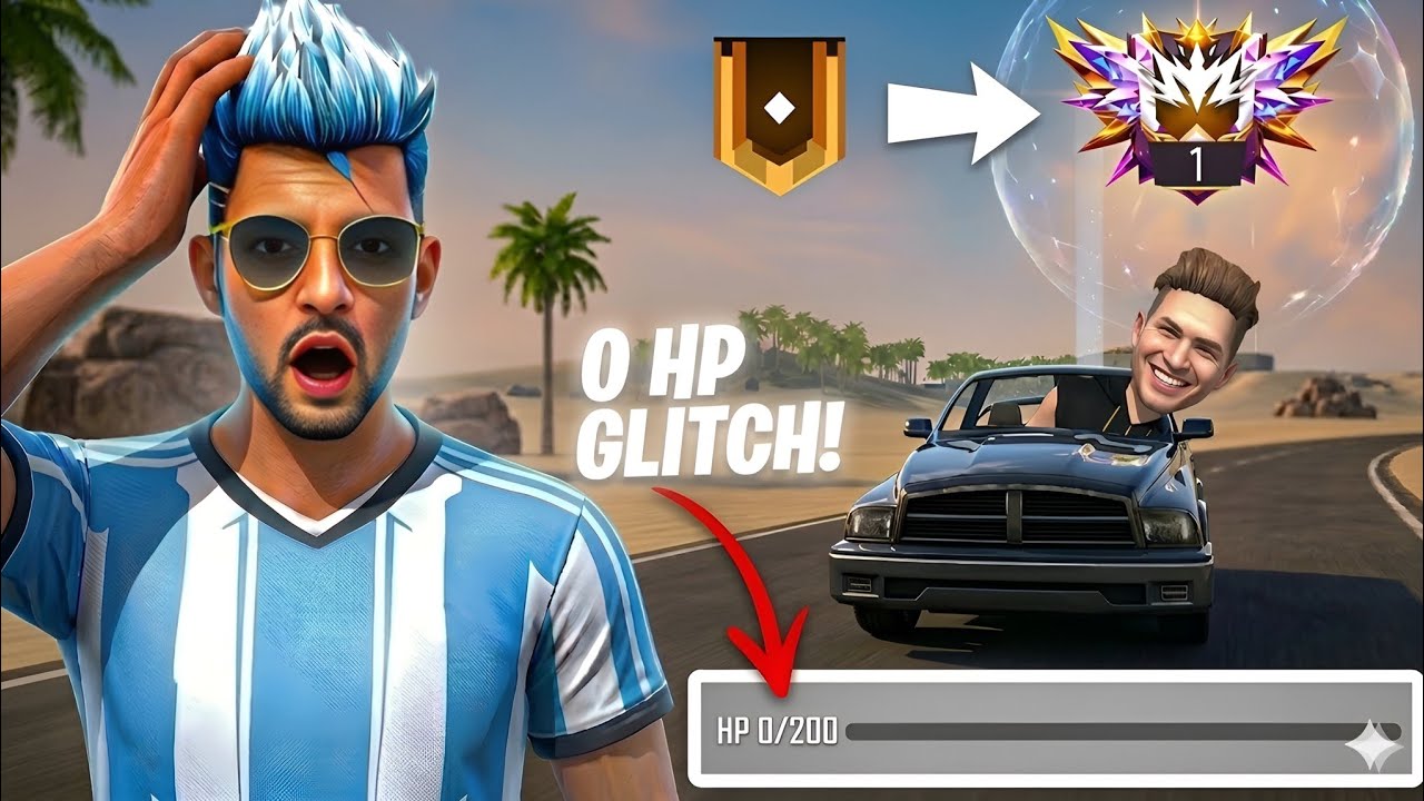 🤯 Free Fire 0 HP Glitch Reality Check | Unlimited HP Trick Real or Fake? 🔥
