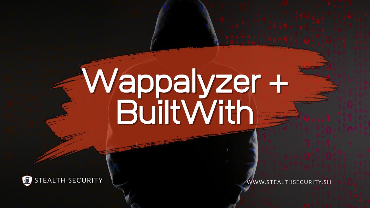 Web Recon for Bug Bounty  | Wappalyzer analysis | BuiltWith Walkthrough | Stealth Security