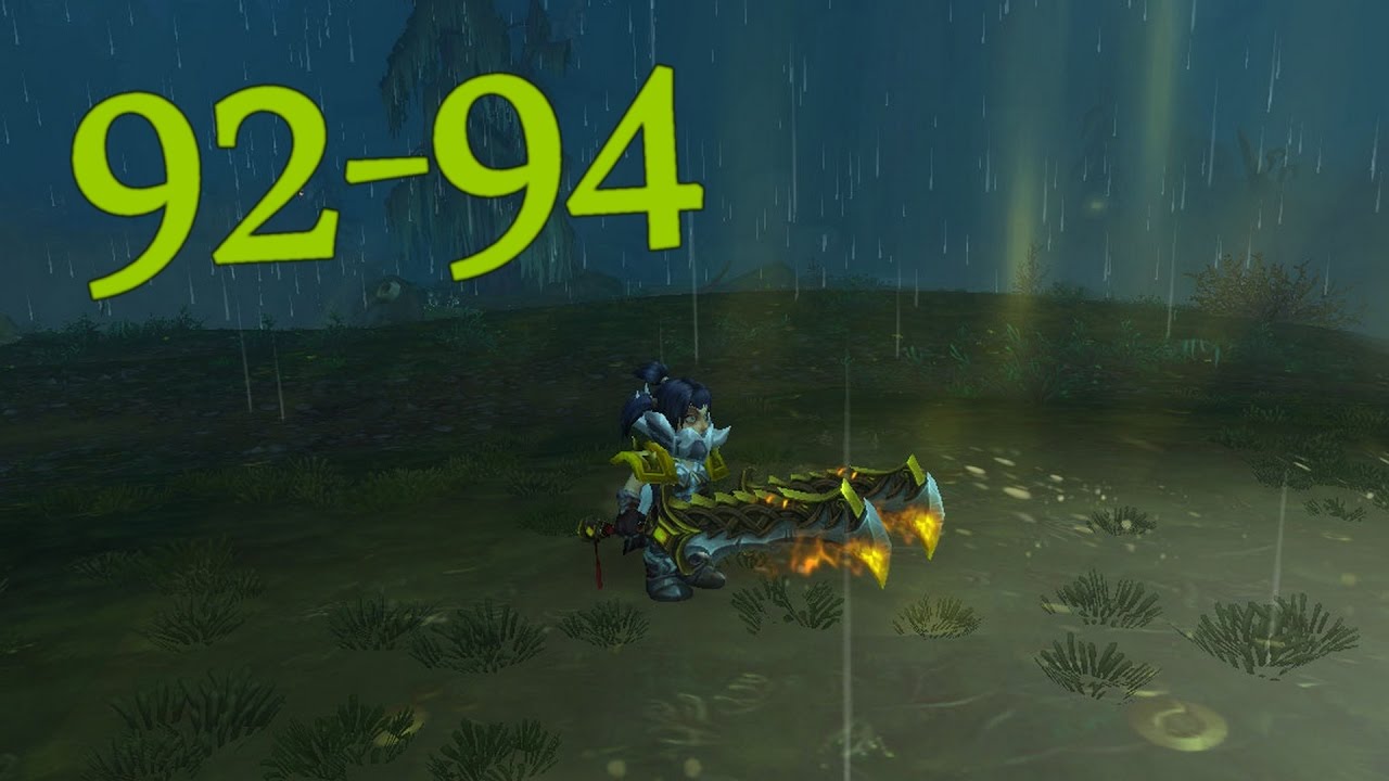 [WoW] Dings 92 - 94 - Guerrier / Warrior