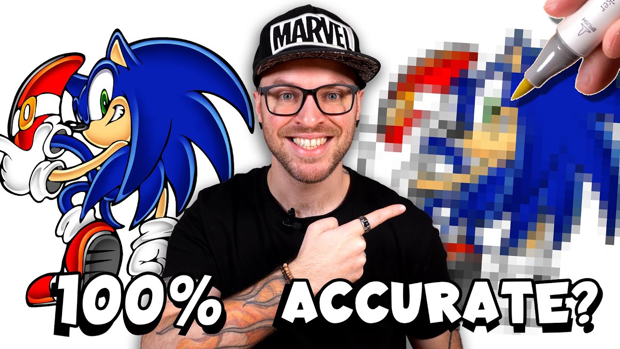How ACCURATE can a PROFESSIONAL ARTIST Draw..? - The 100% Art Copy Challenge
