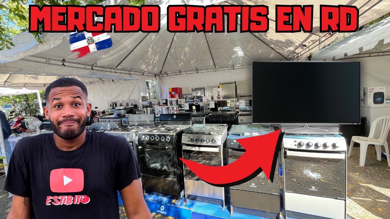 😱 CUBANO ENLOQUECE EN UN MERCADO GRATIS EN REPUBLICA DOMINICANA 🇩🇴