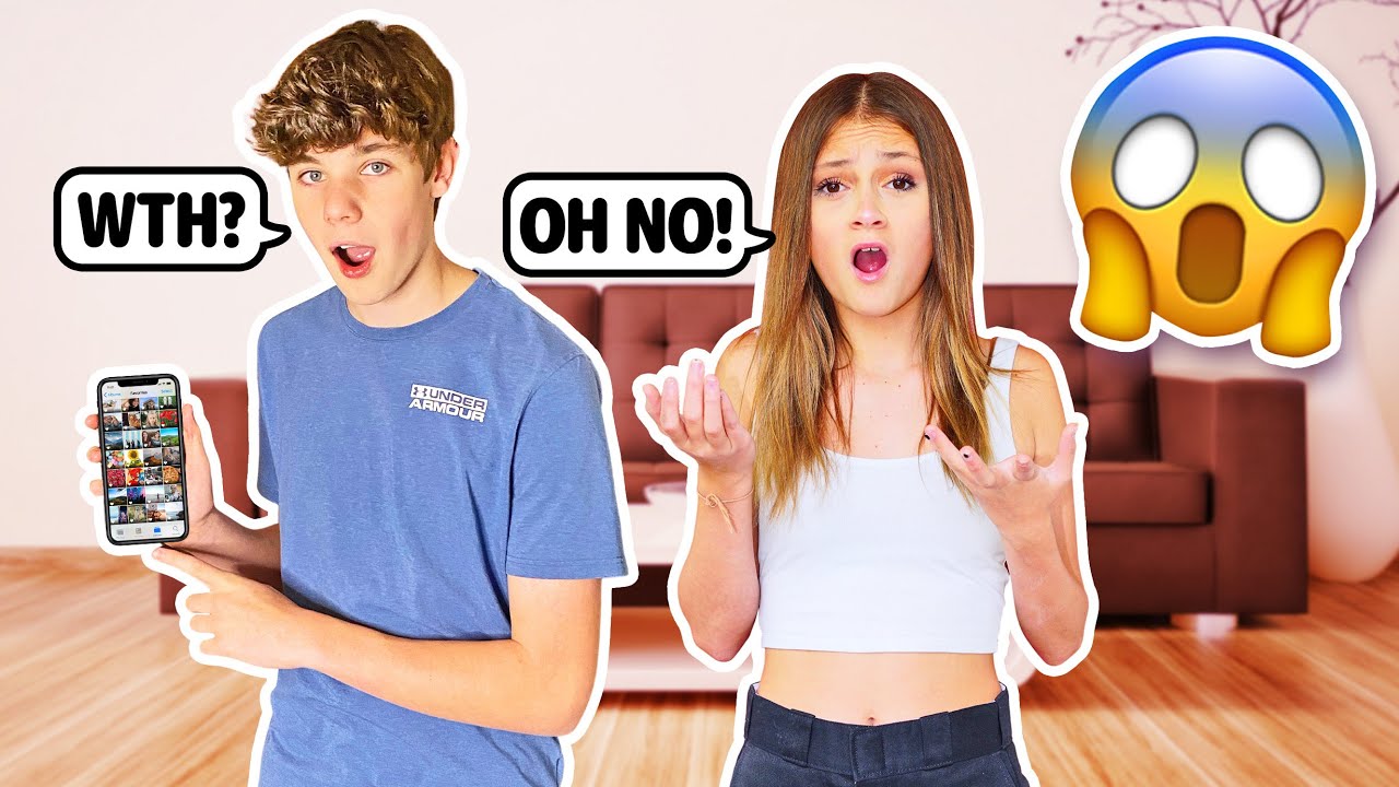 Reacting To My Crush's  iPhone CHALLENGE ** TRUTH REVEALED** 📱😱 ft. Sophie Fergi | Nathan Smith