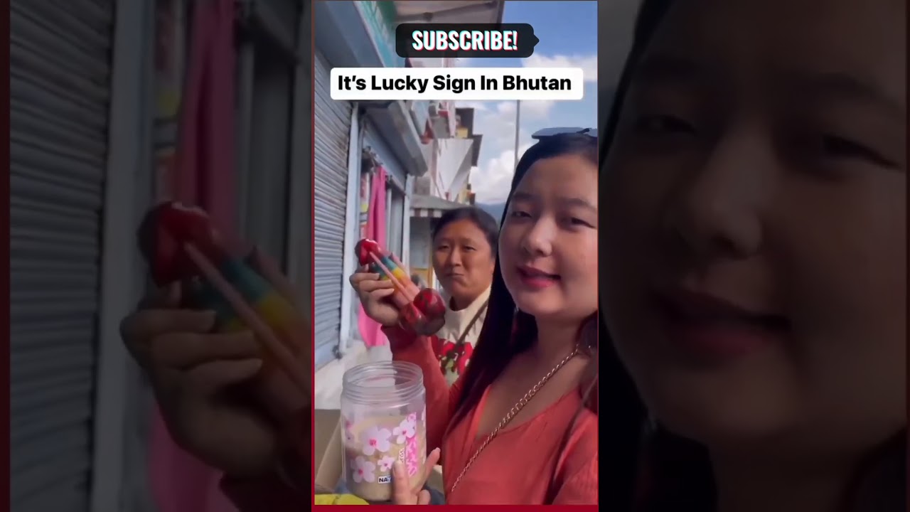 😜 It's Lucky Sign In Bhutan 😱 #shorts #viral #trending #bhutan #instagram #memes