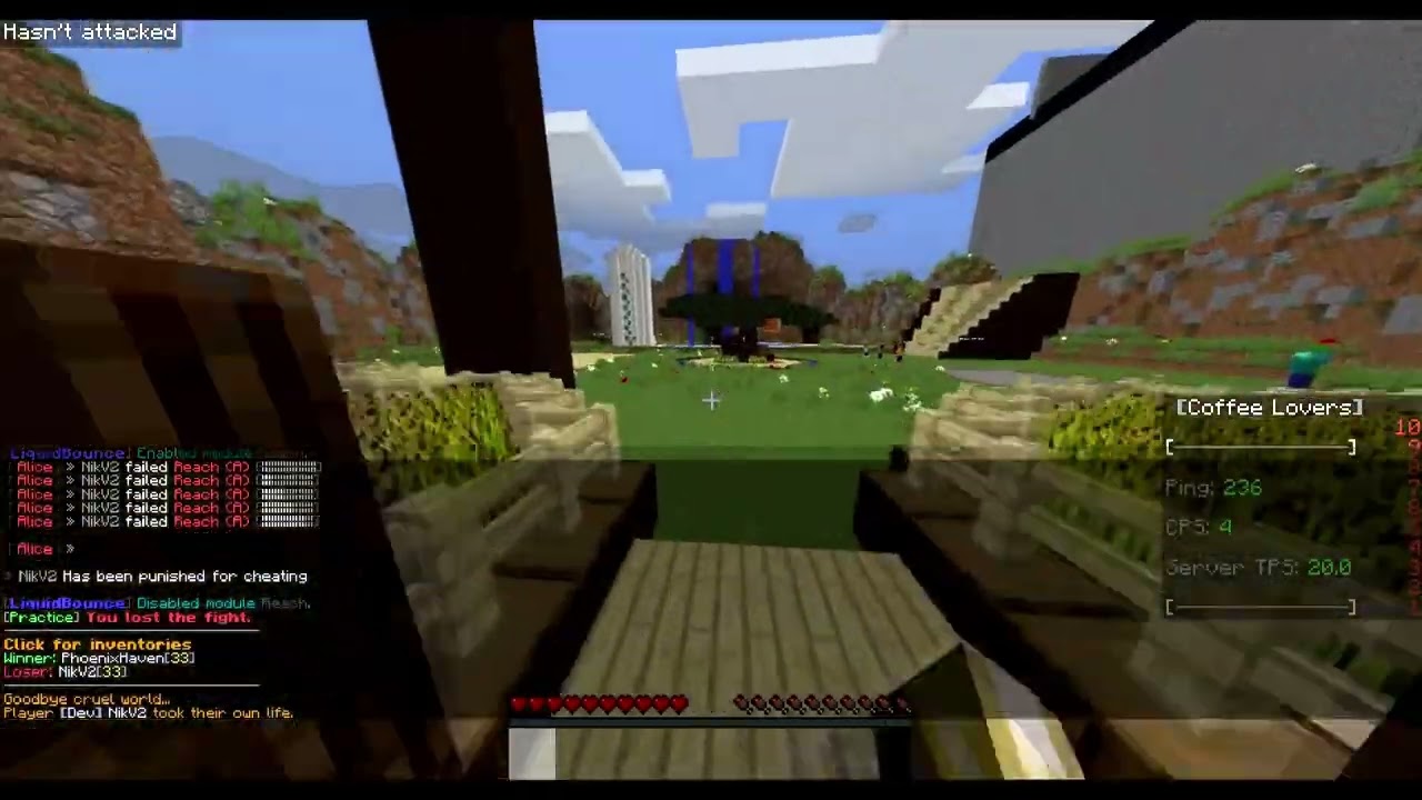 Minecraft Anticheat Testing Sessions be like ~ Alice Anticheat Edition