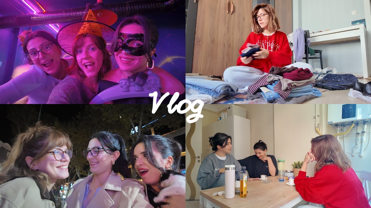 Cadılar Bayramı Vlogu | Kızlarla Bir Gün + Büyük Sürpriz!