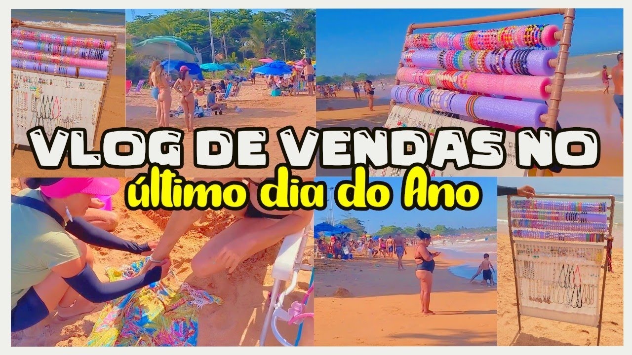 Vlog de Vendas na Praia | Últimas Vendas do Ano de 2025