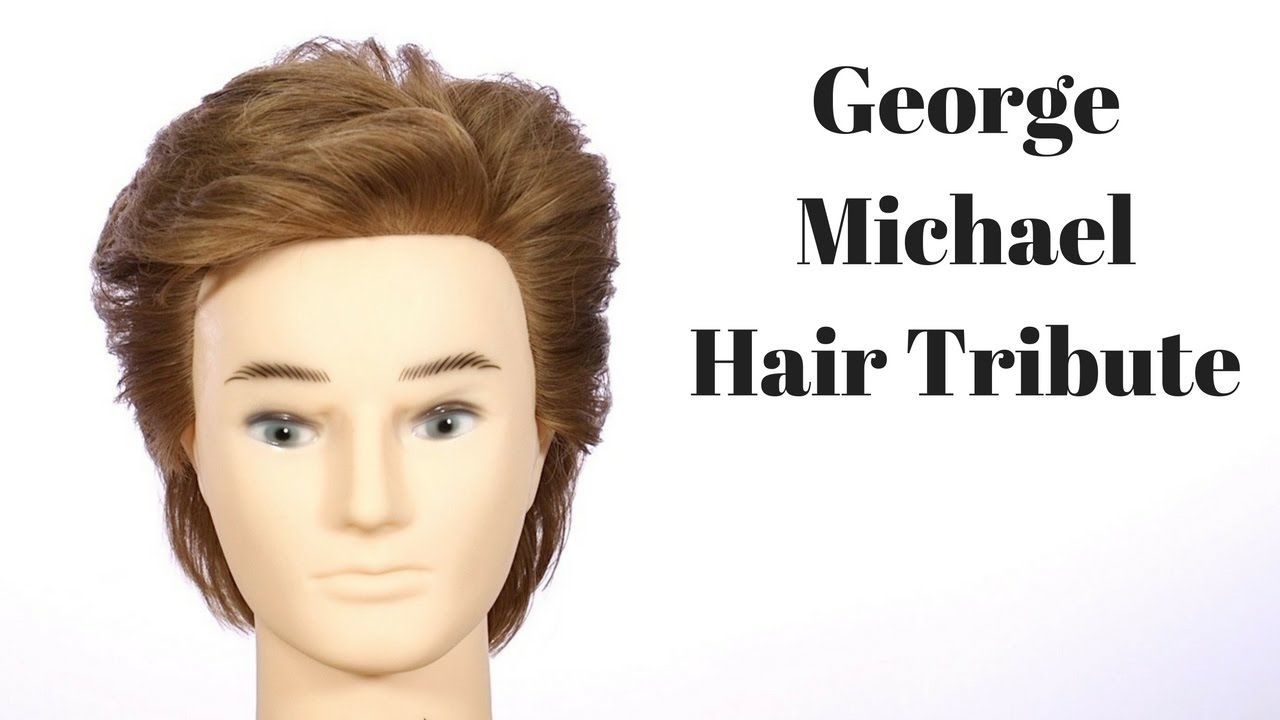 George Michael Hair Tutorial Tribute - Careless Whisper Haircut - TheSalonGuy