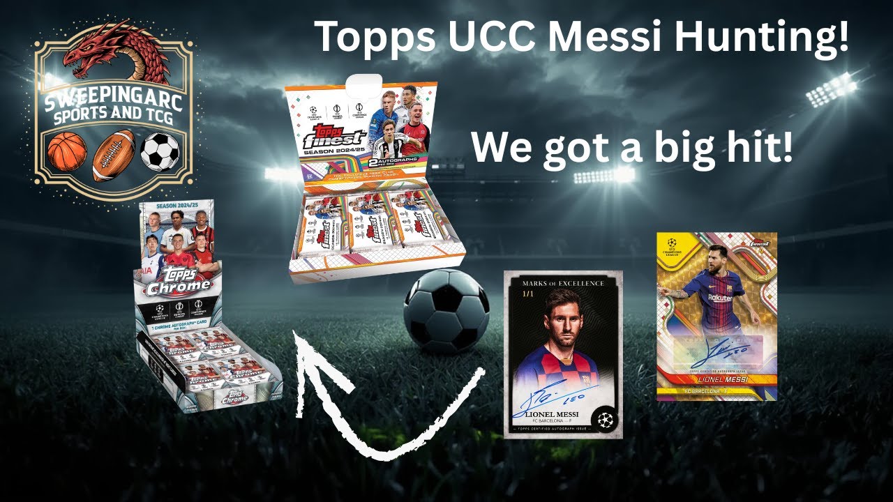 2024-25 Topps UCC Messi Hunting - Starting the New Year Off With a Bang!