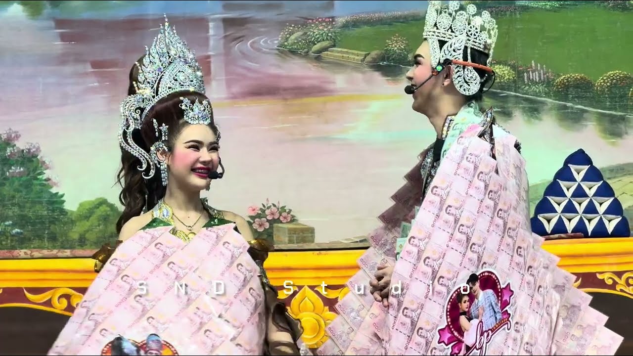 ขวัญชัย-ขวัญเรือน🧡แบงค์-ปอย #เรื่องยุพราชม้าทอง #ศรรามน้ำเพชร 📍วัดดอน ปทุมธานี 14.2.69