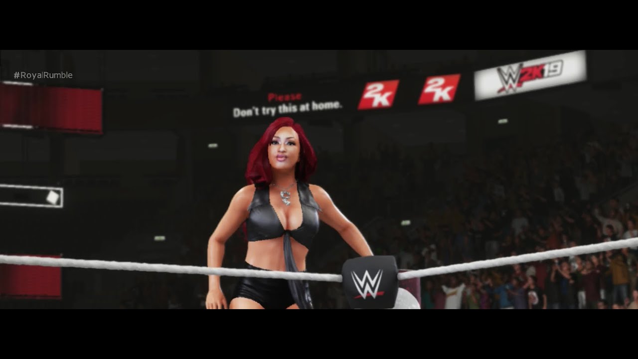 WWE 2k19 Random Created Superstar Royal Rumble Women's Tournament Part 1