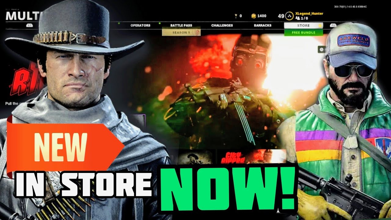 EVERYTHING NEW IN THE STORE BLACK OPS COLD WAR S1