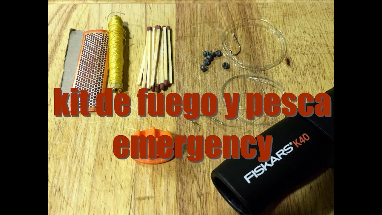 🔵 Fiskars k40  + kit fuego pesca
