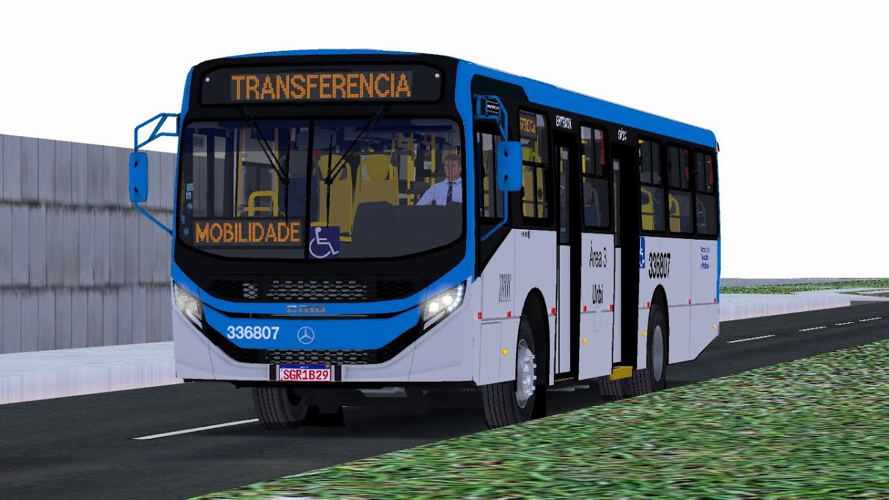 LANÇAMENTO! Caio Apache Vip V Podium Mercedes-Benz OF-1721 Padrão Urbi Mobilidade Urbana-DF!